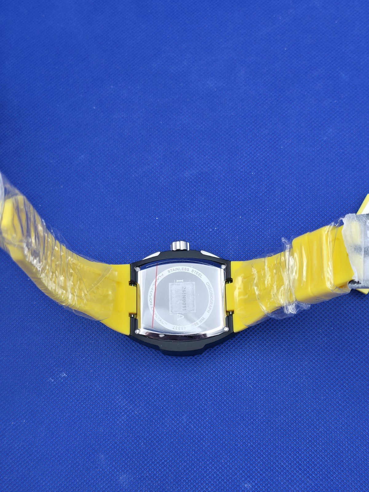 Invicta Racing Gridlock Men’s 47mm Skeleton Dial Yellow Chronograph Watch 48337