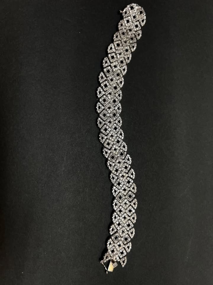 Victoria Townsend 1/2 CT TW Genuine Rose Cut Diamond Bracelet