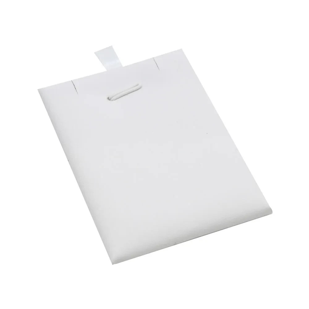 18 Compartment White Leatherette Jewelry Pendant / Earring Display Tray
