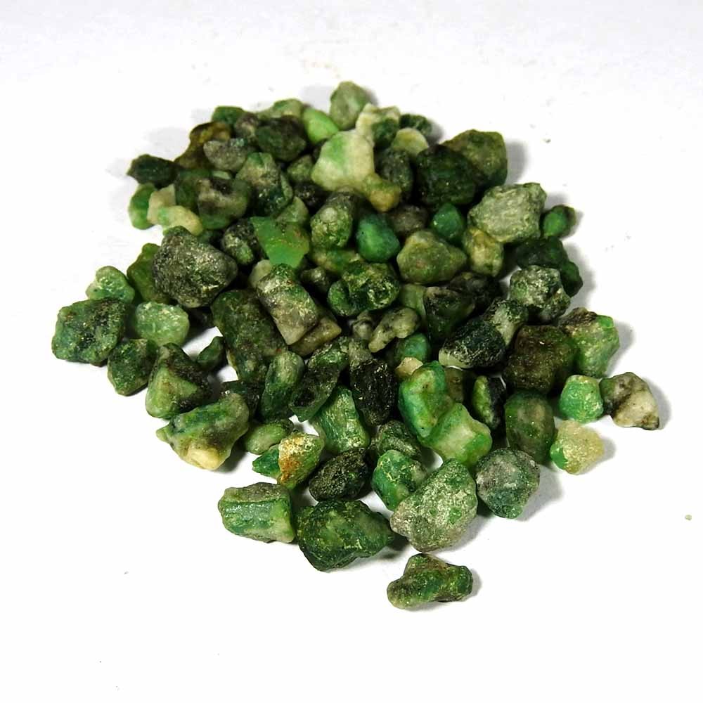 70.75 Ct Natural Green Emerald Small Rough Wholsale Lot Loose Gemstone