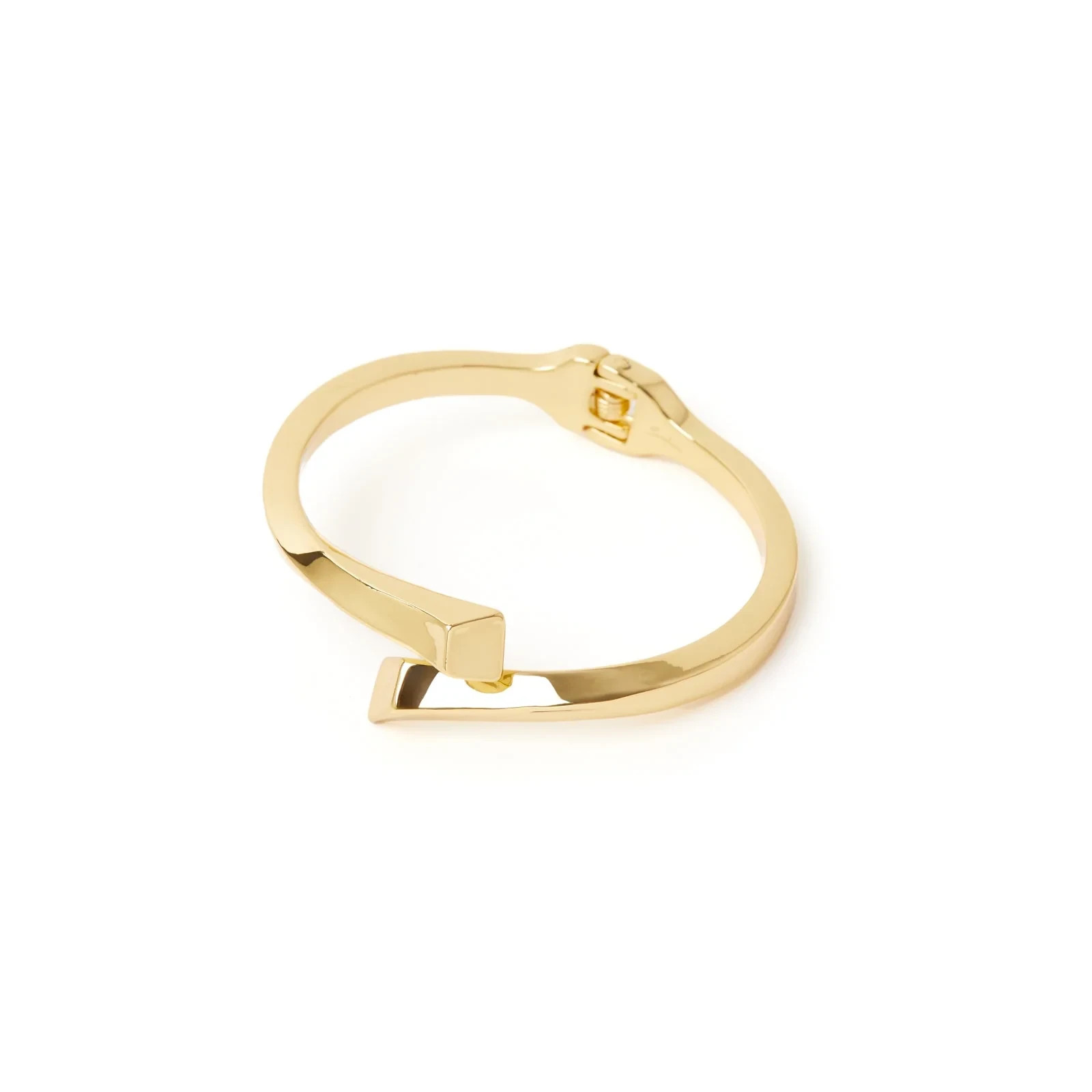 Sodini Semi-Rigid Bracelet Livia 80C016D | Square Section | Gold