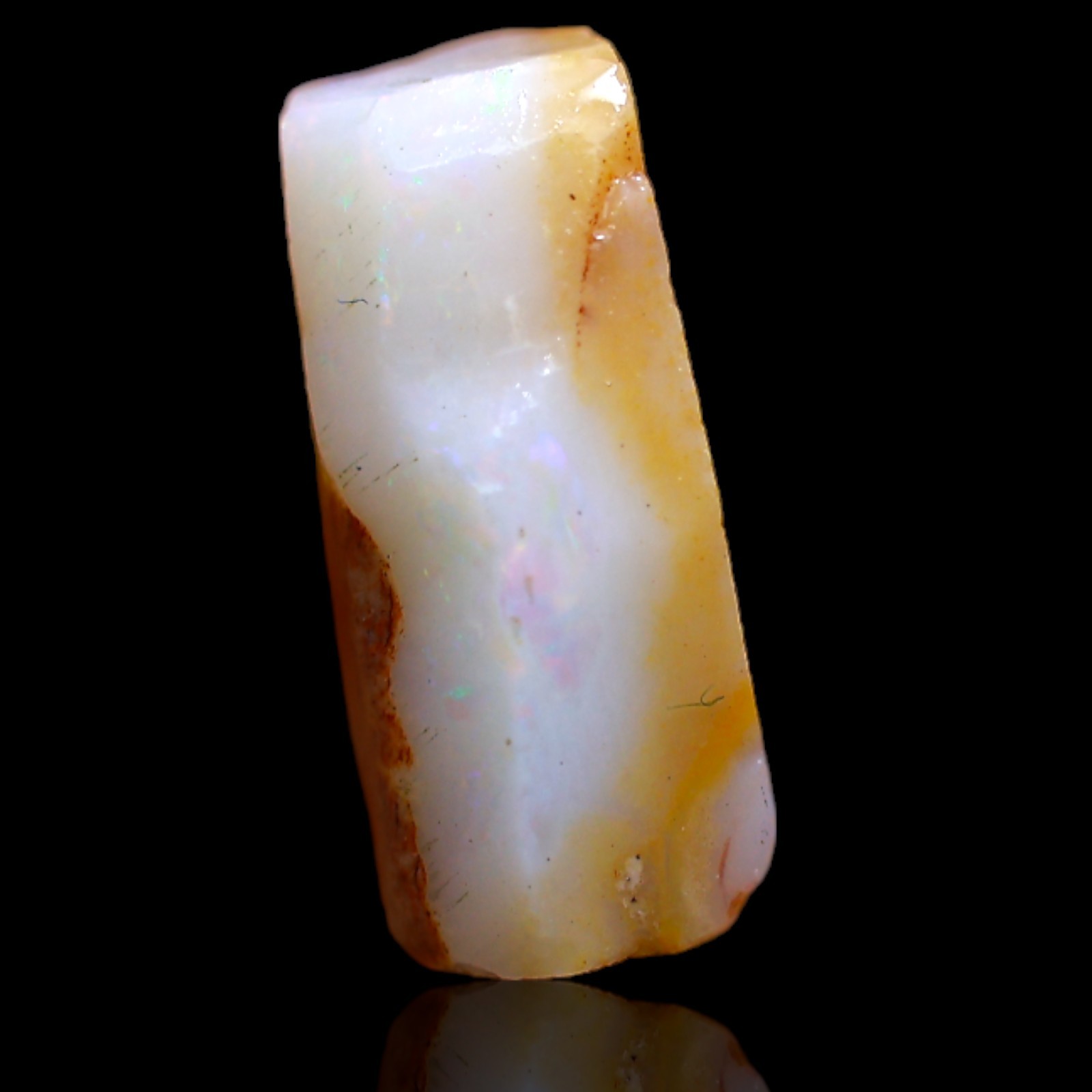 6.45 Cts Natural Fire Opal Wirewrap Rough Gemstone Earrings Supply 14x9x6 mm
