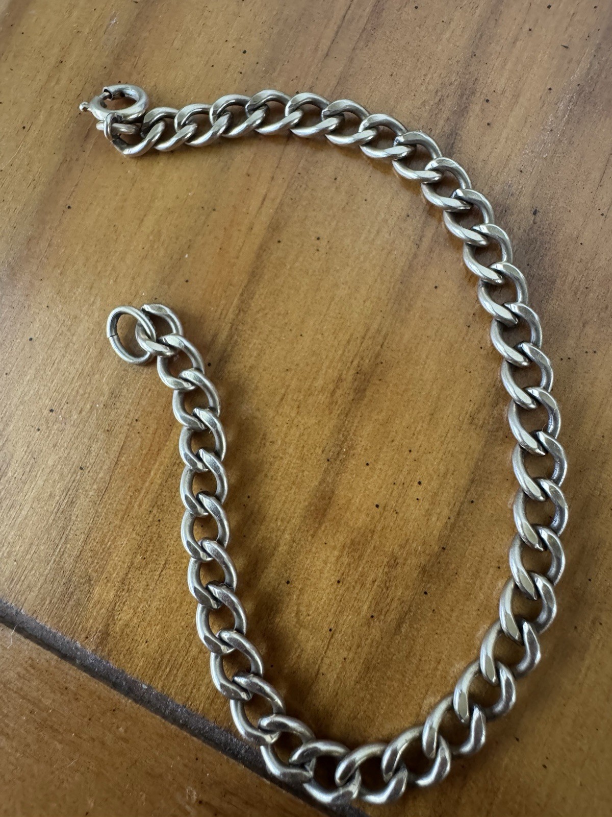 Vintage 1/20 12k GF Bracelet 7″ Classic Beautiful Chain Link Charm Bracelet