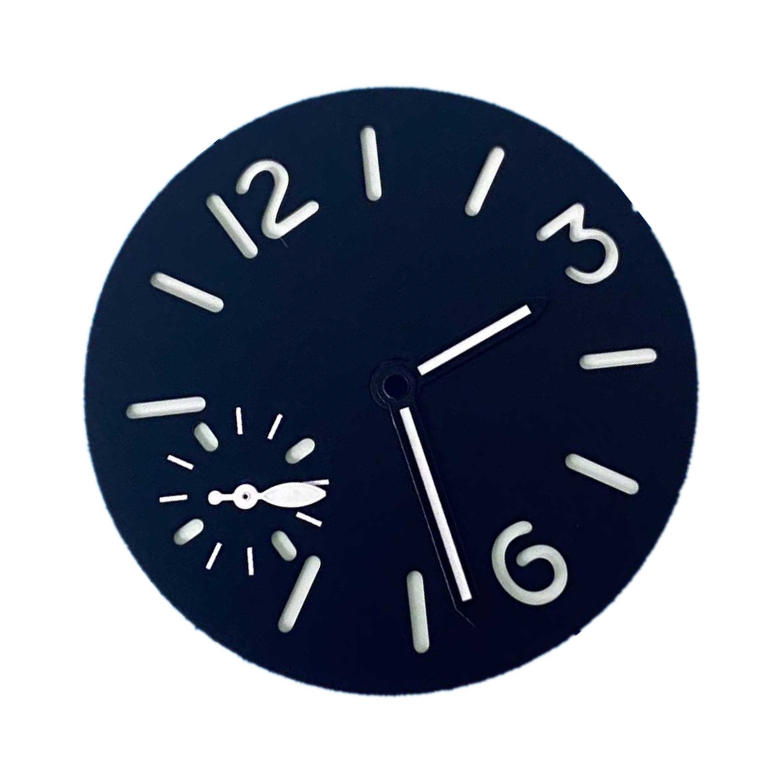 34.5mm Luminous Watch Dial With Watch Hands For ETA 6497 ST3600 Movement Kits w