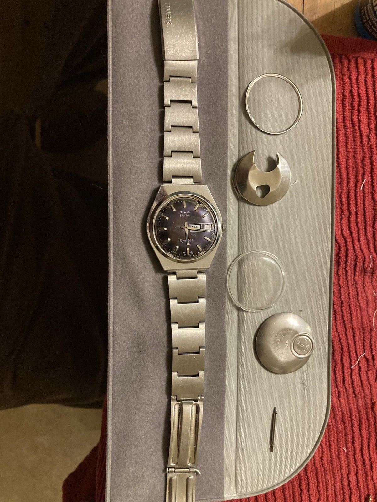 Vintage Timex Electrik Dynabeat 1970s For Parts or Repair
