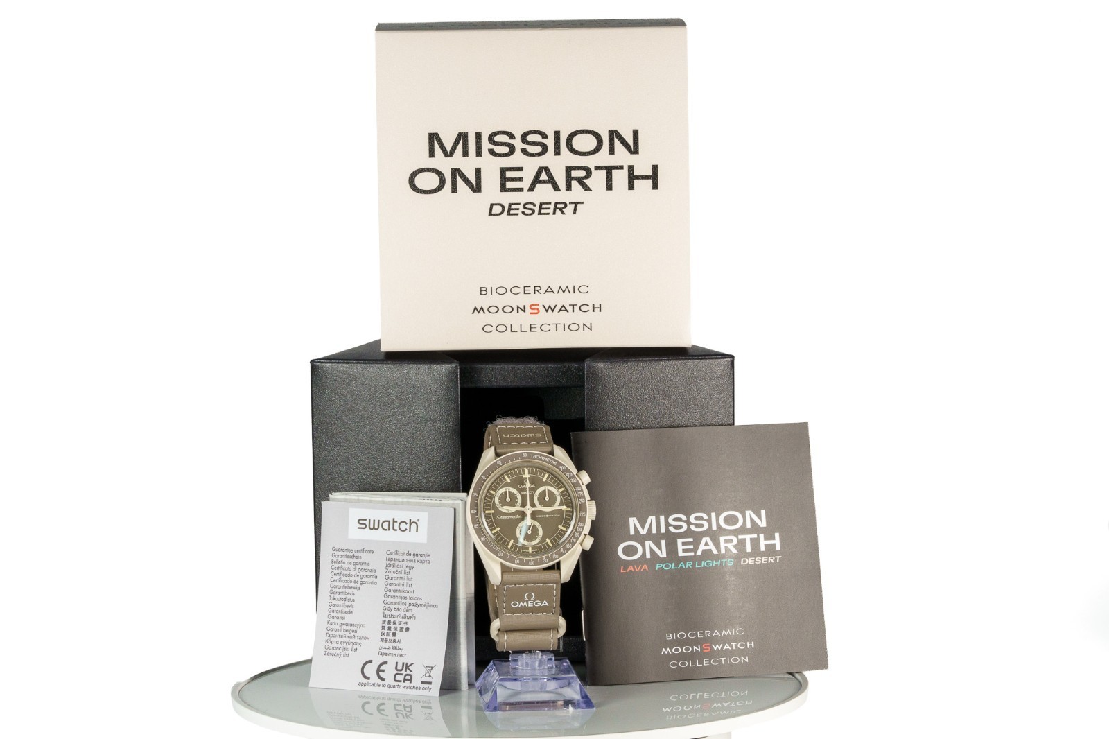 OMEGA x Swatch MoonSwatch Mission on Earth Desert Chronograph Quartz Watch