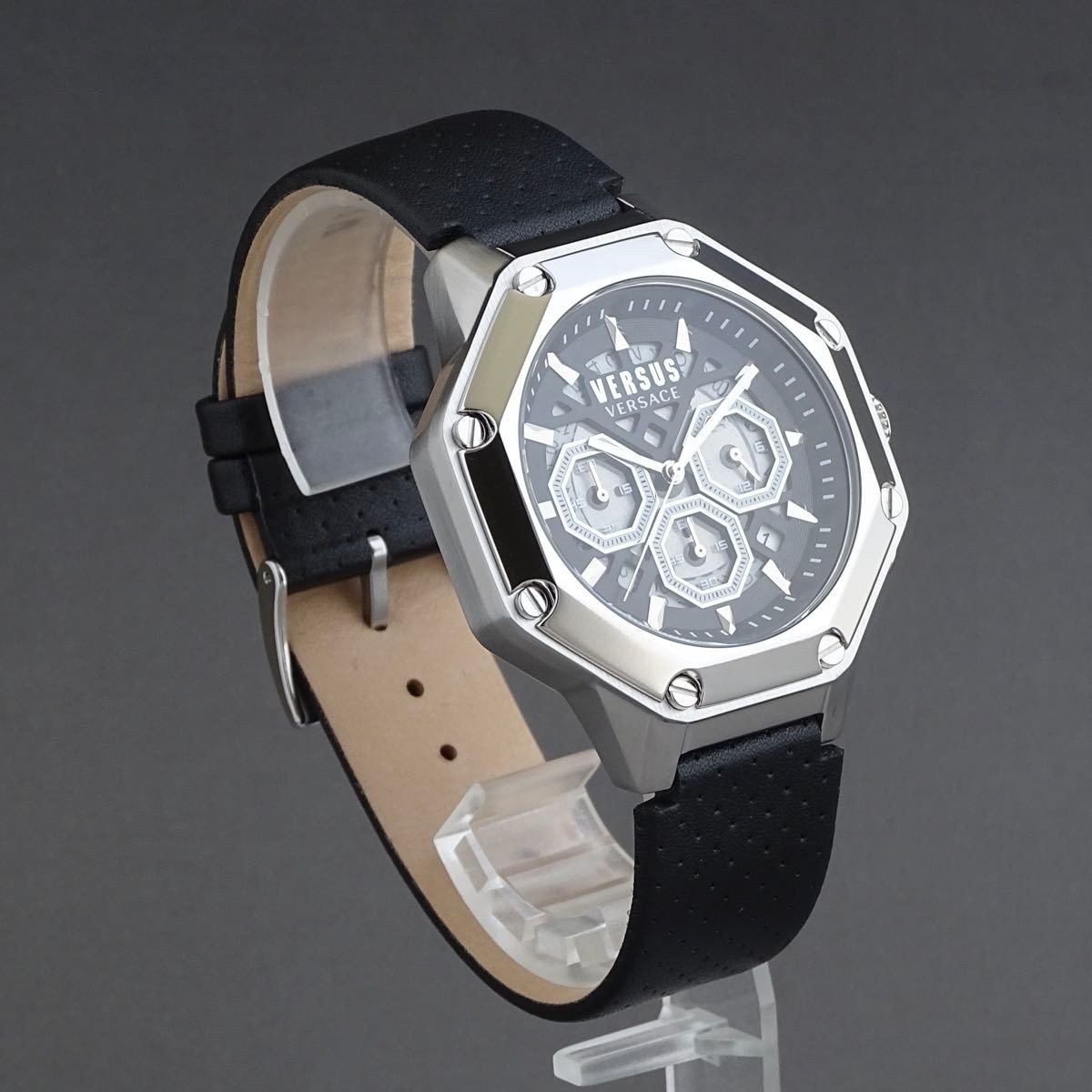 NEW Versus Versace Men’s Watch 45mm Octagonal Waterproof
