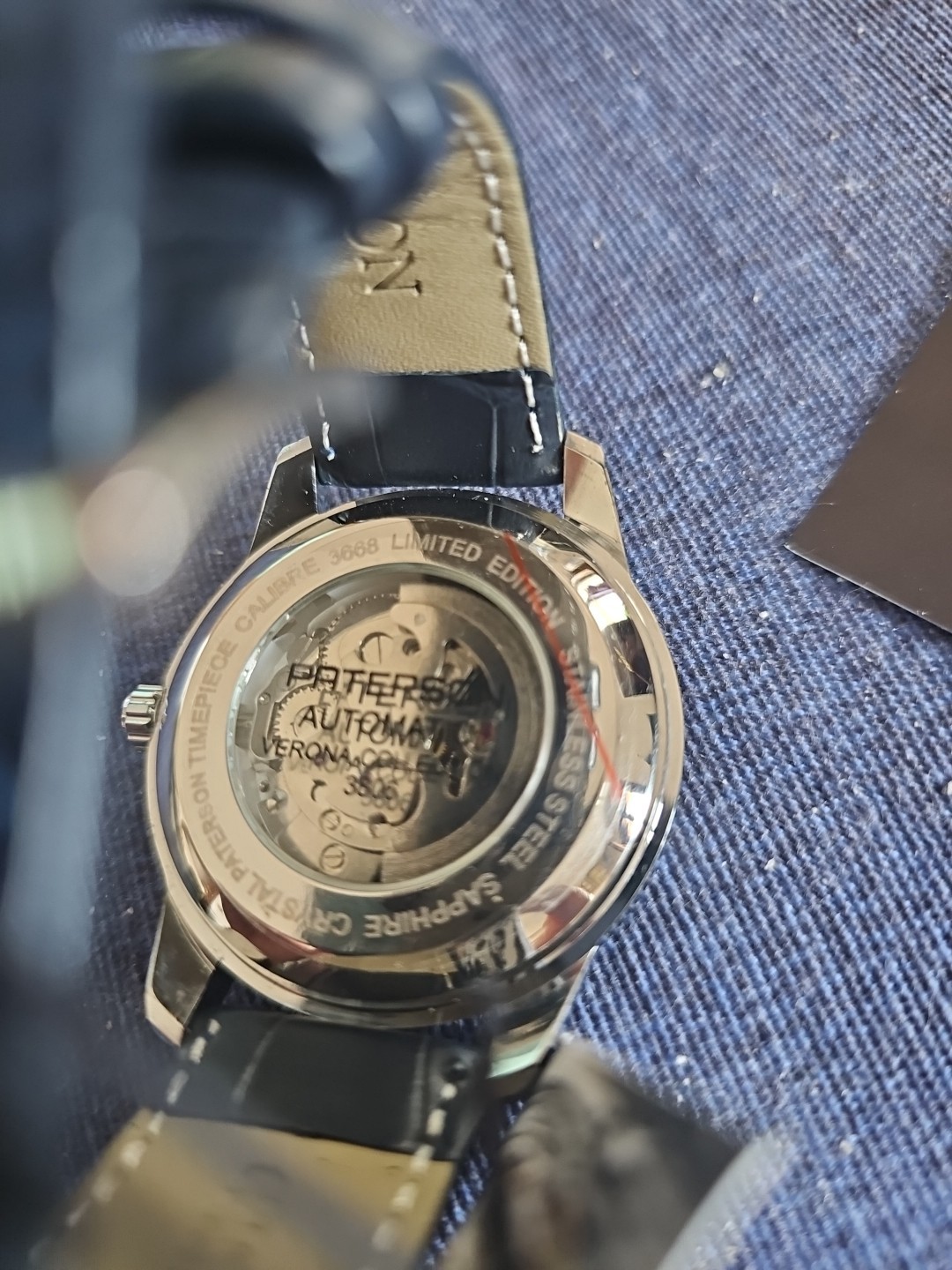 Paterson s. steel Cal 3668 Automatic Cod.37HR/