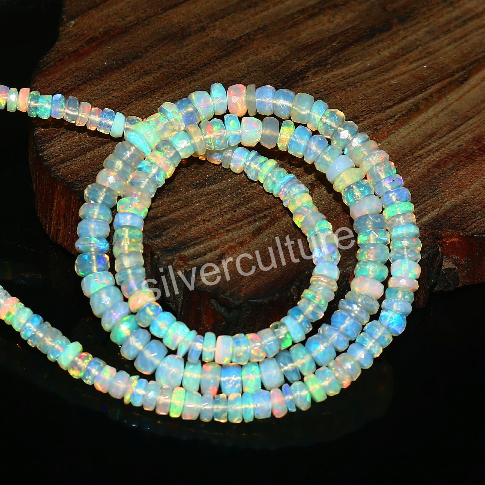 Special Sale Opal Beads Fire Opal Beads Rondelle Opal Git For Sister 490