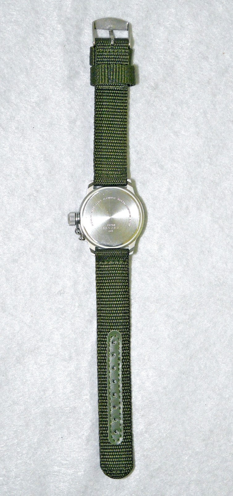 SEIKO ALBA FIELD GEAR V33F-6C50 Sun&Moon Triple Calendar Men’s Watch 1996 Japan