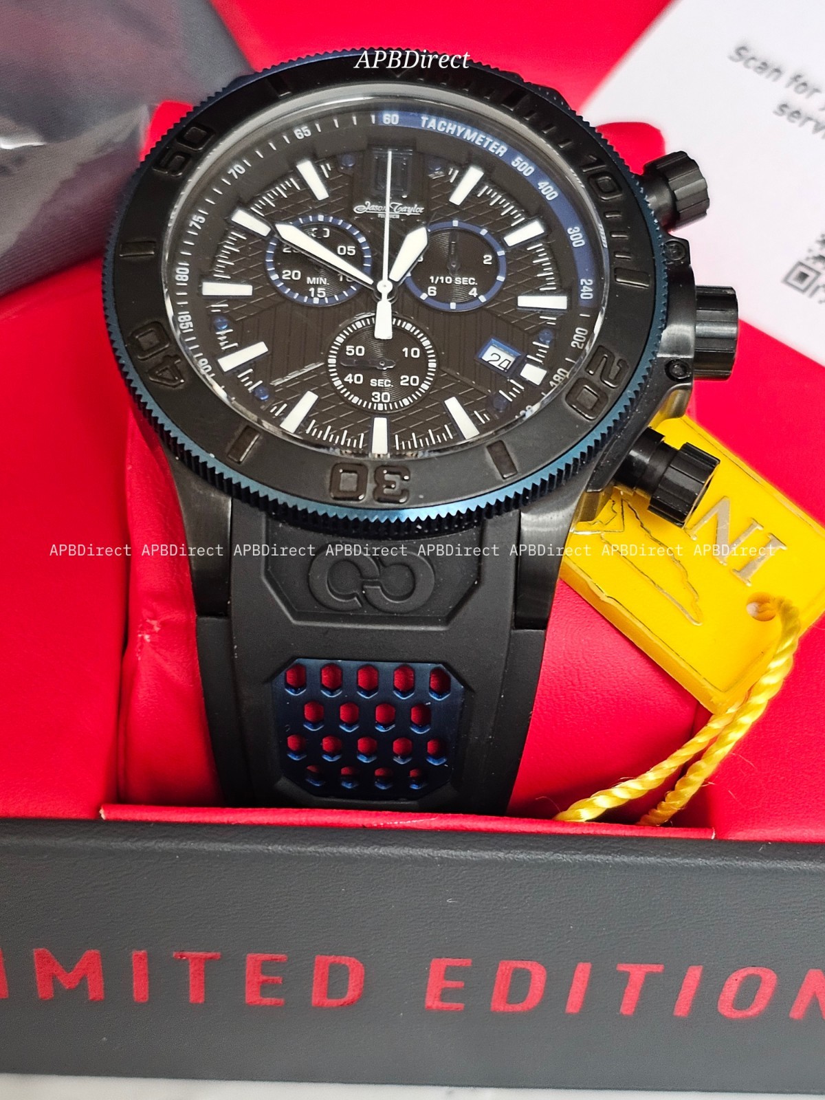 Invicta – JASON TAYLOR – CORDUBA – Swiss Movement 1/10th Sec Chrono mens watch