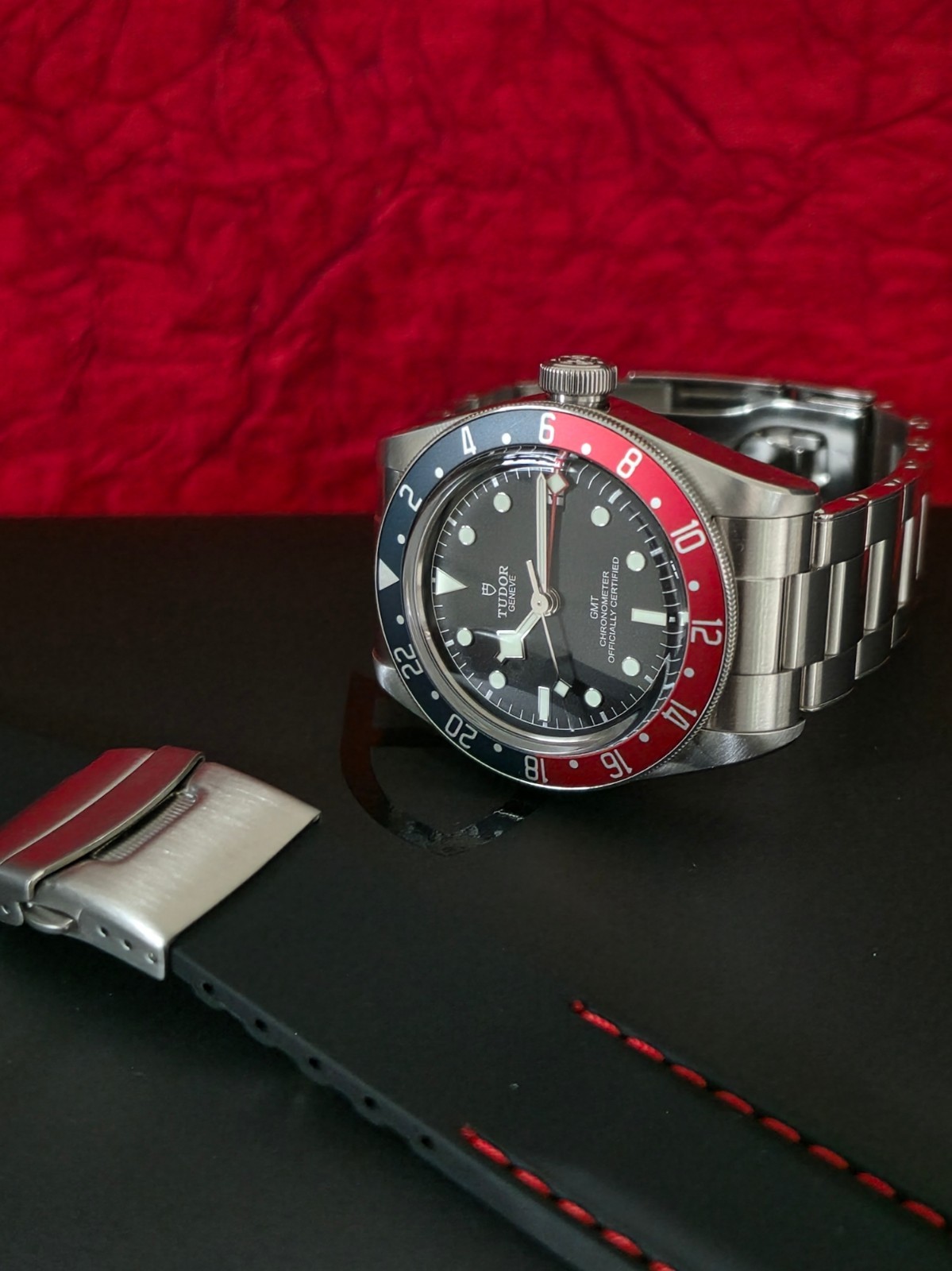 Tudor Black Bay GMT Pepsi 79830RB 41mm Steel Black Dial Full Set MSRP 5.27k