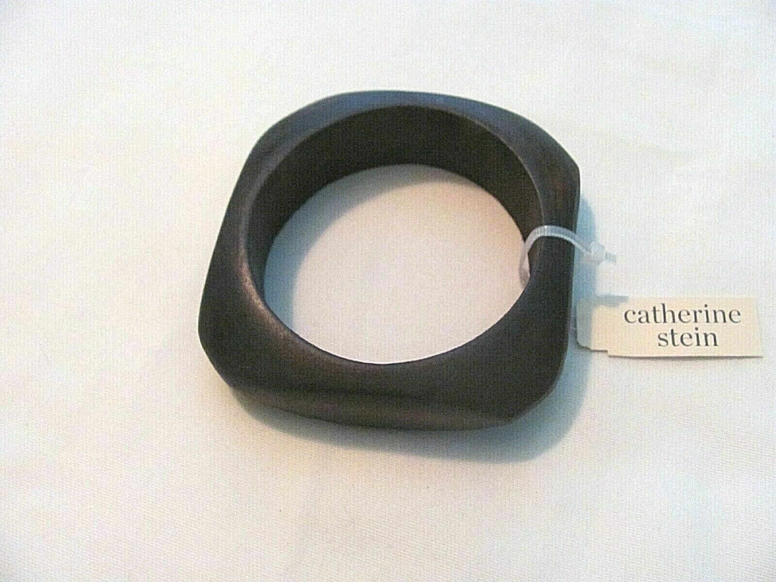 NWT 3-1/4″ IN DIAMETER DARK WOOD BANGLE BRACELET