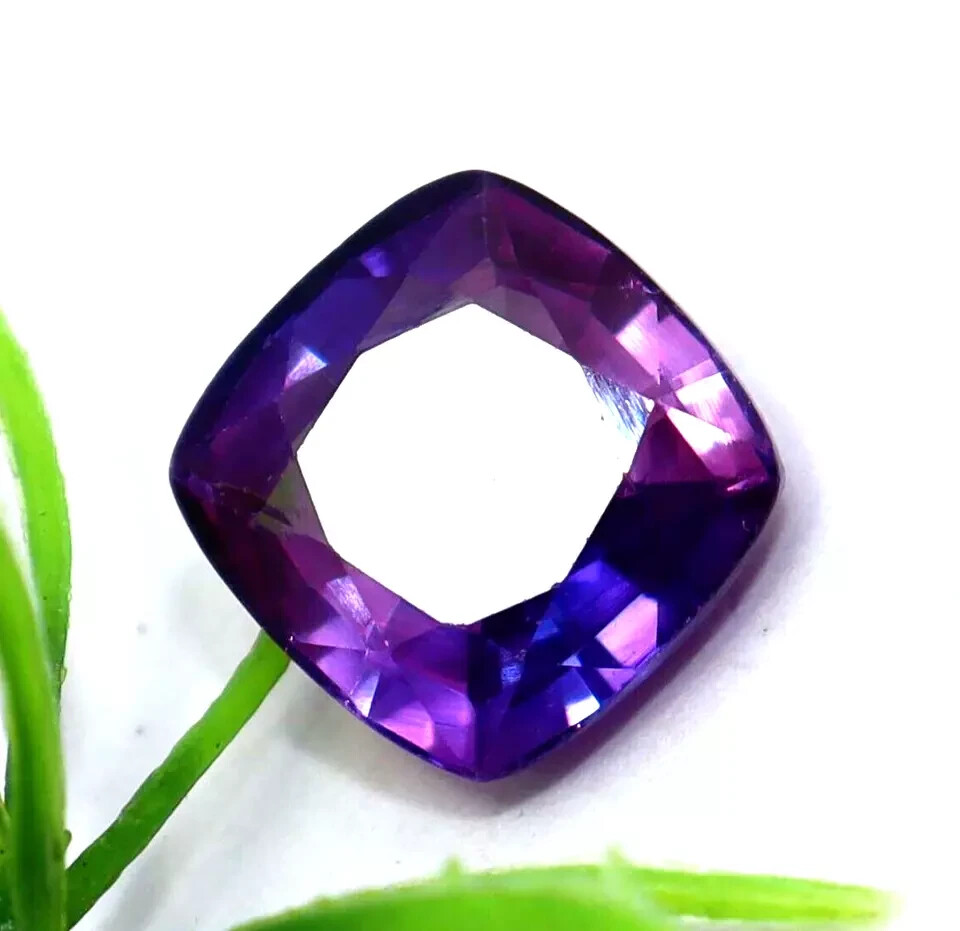 Natural 4.50 Ct Purple Tanzanite Cushion Certified Loose Gemstone With Free Gift
