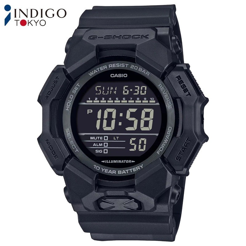 Casio G-Shock GD-010-1A1JF Quartz Carbon Big Case Black 51.9mm Watch