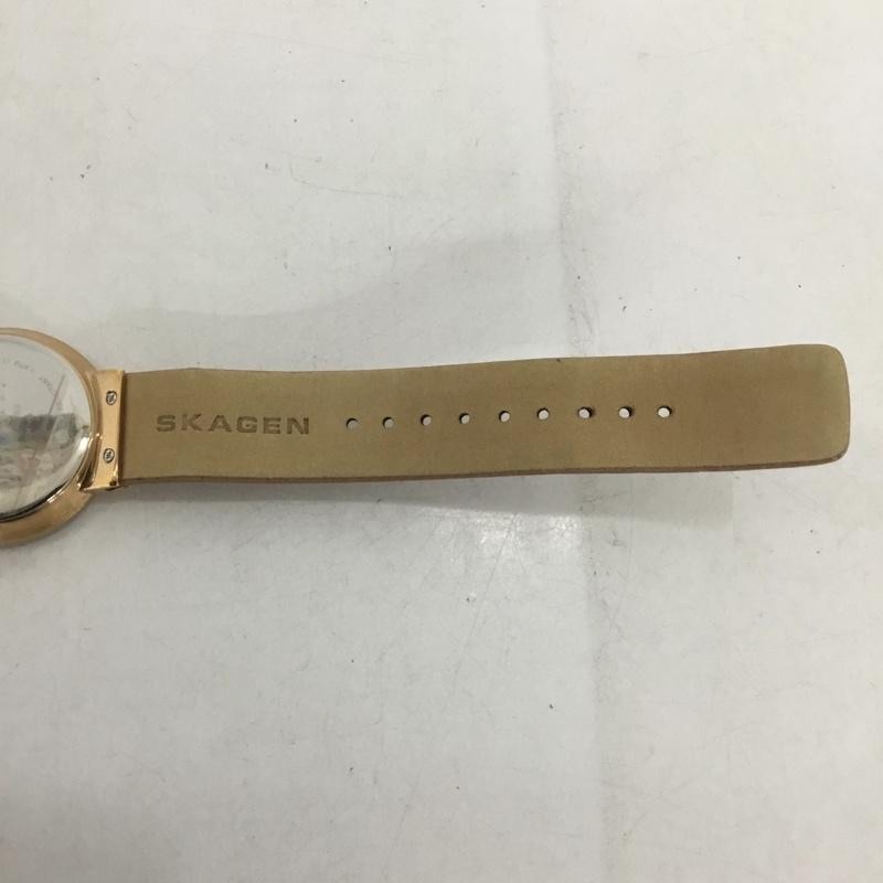 SKAGEN Analog (Quartz) Watch SKW2168 Leather Strap USED 2ND Used 10135184