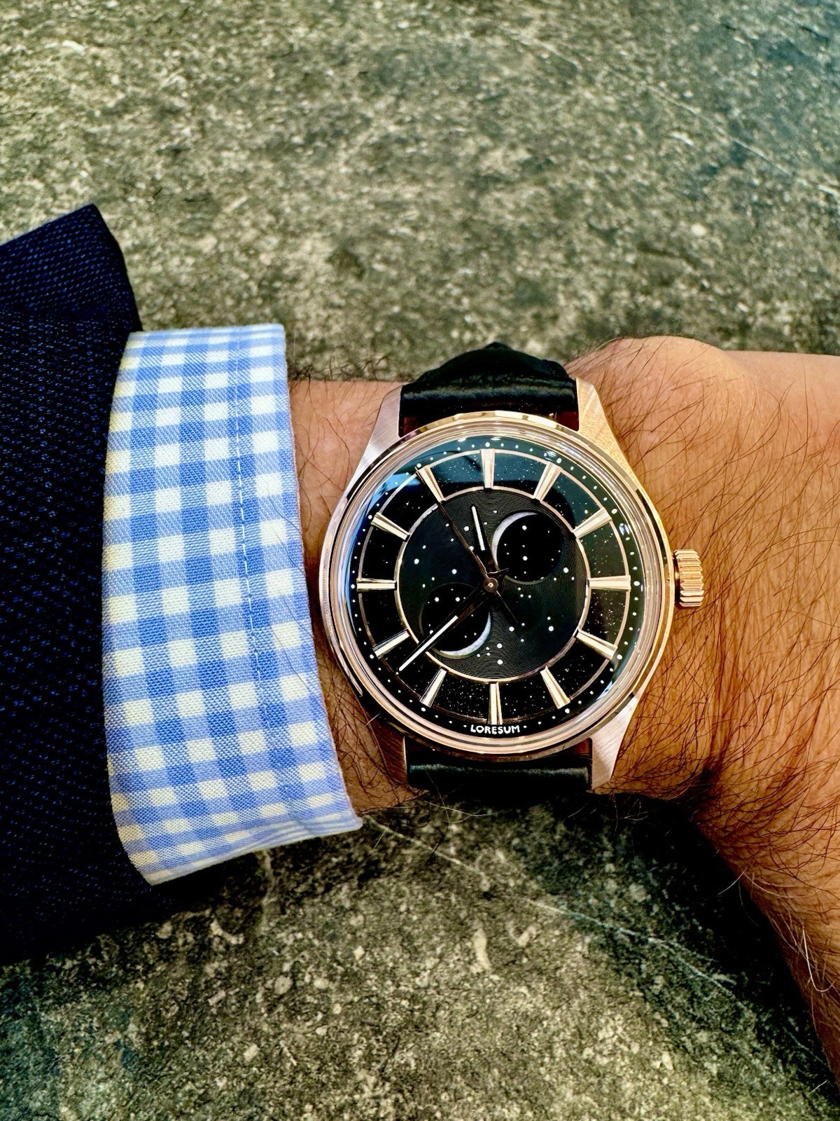 Loresum LS-05 Royal Black Double Moonphase