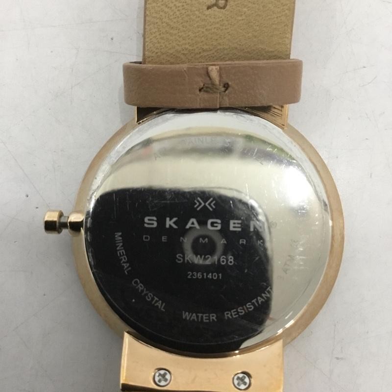 SKAGEN Analog (Quartz) Watch SKW2168 Leather Strap USED 2ND Used 10135184