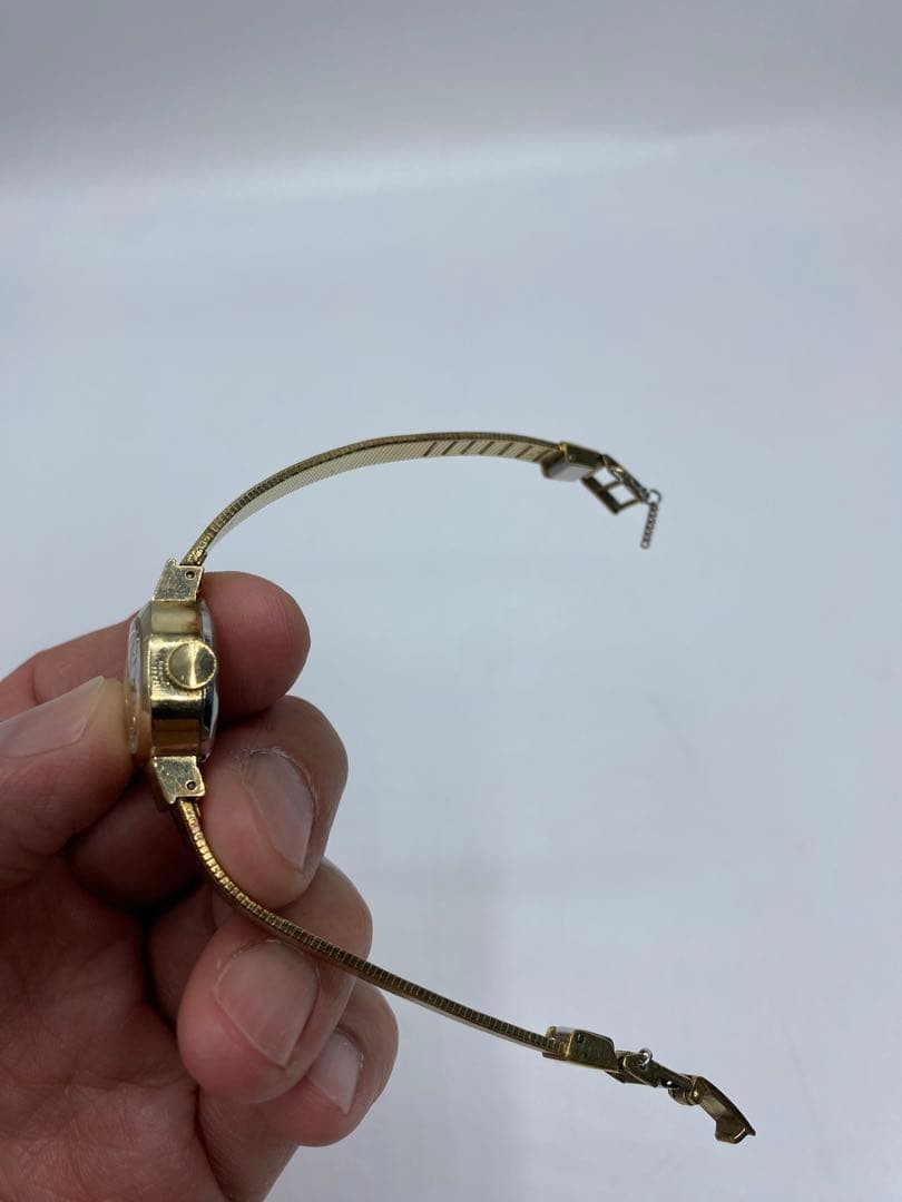 Excellent condition SEIKO 21 jewels gold analog manual winding watch 11-0340