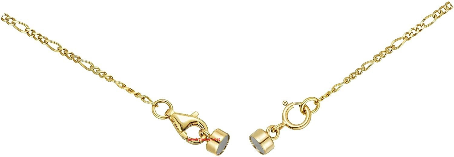 (3) 4.5mm TINY 14k Rose GOLD FILLED MAGNETIC CLASP 1/2″ Extender 5mm spring ring