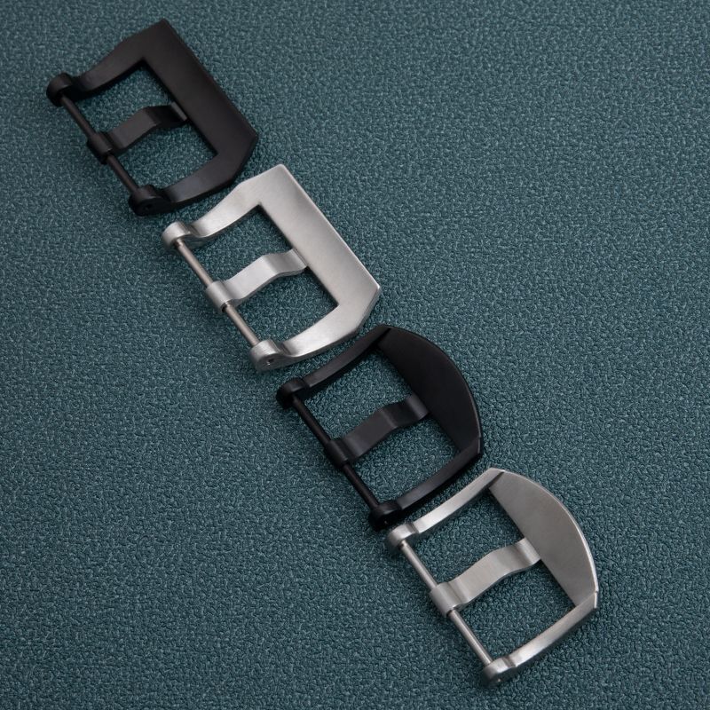 Fit for Panerai Rubber Leather Straps 20 22mm SS Watch Strap Buckle Pin Clasp