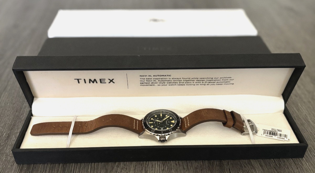 Timex Navi XL Collection Automatic Watch – New (Model: TW2U09800V3)