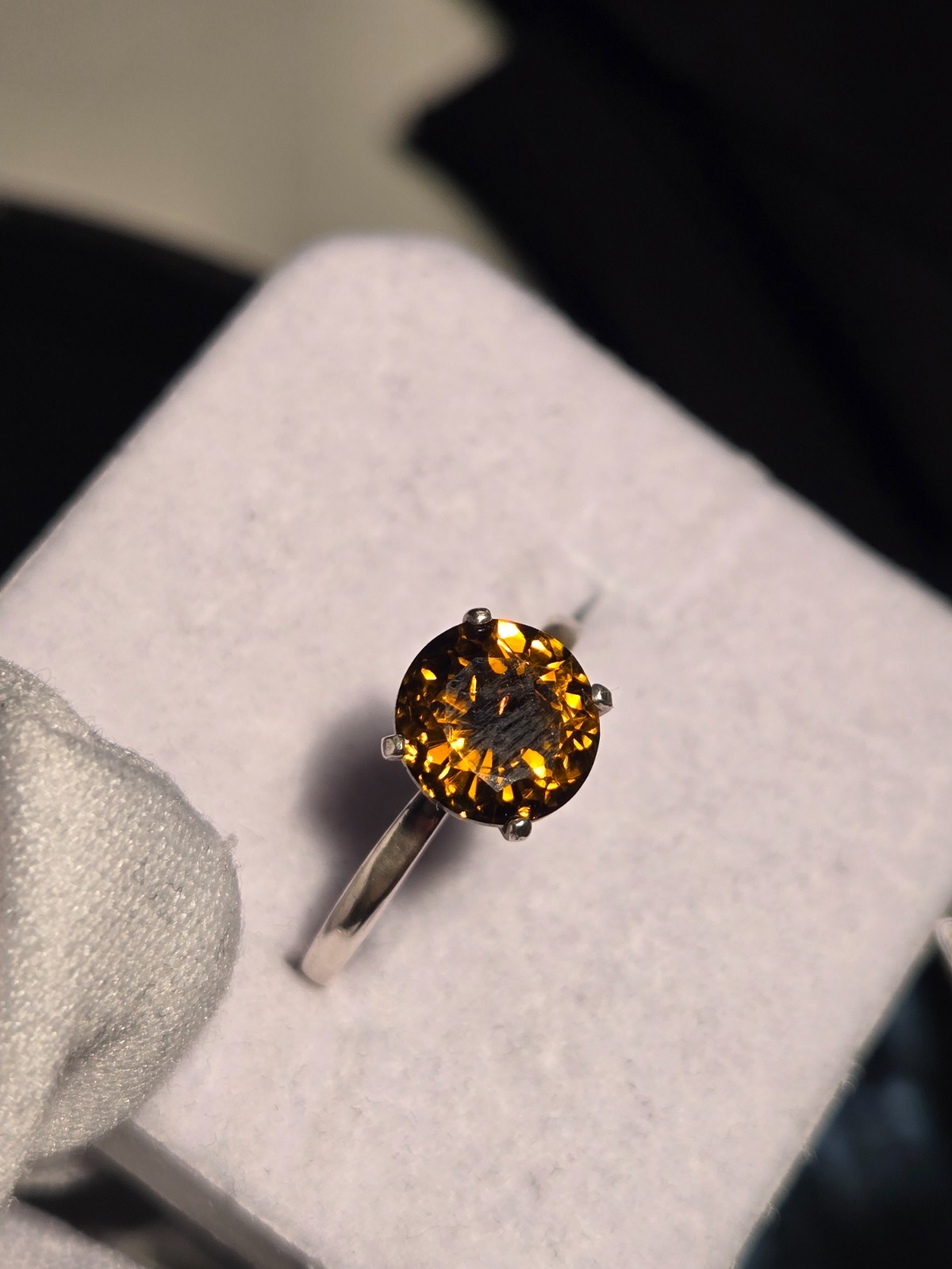 EXCELLENT ORANGE YELLOW TOURMALINE! RICH VIVID COLOR/TONES/CLARITY! 2.10CT!!!
