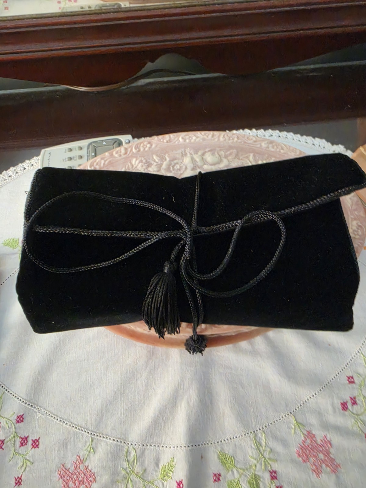Vintage Velvet Jewelry Roll bags. Set Of 3 Never Used