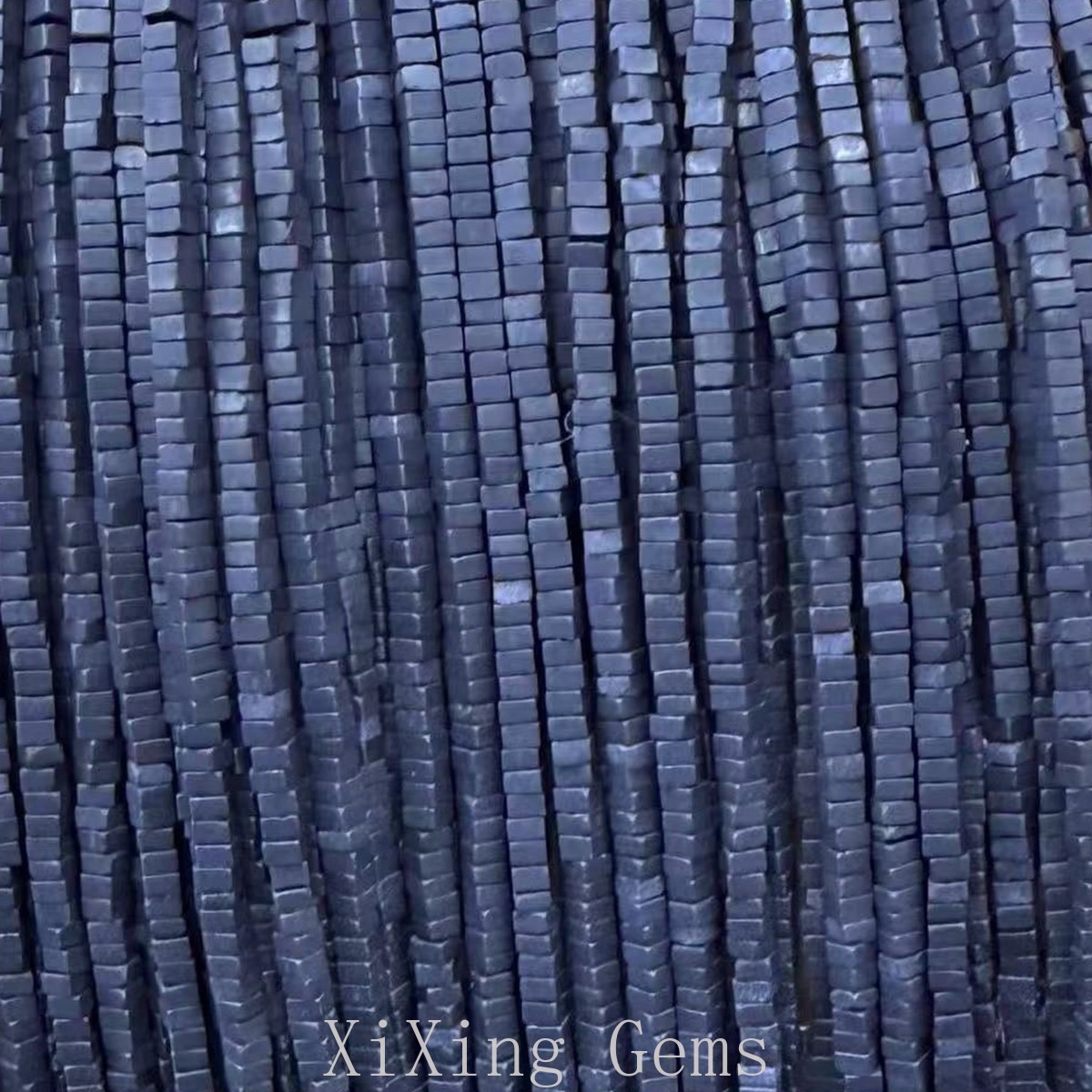 1x2mm Navy Blue Turquoise Flat Square Disc Spacer Beads for Jewelry Making DIY
