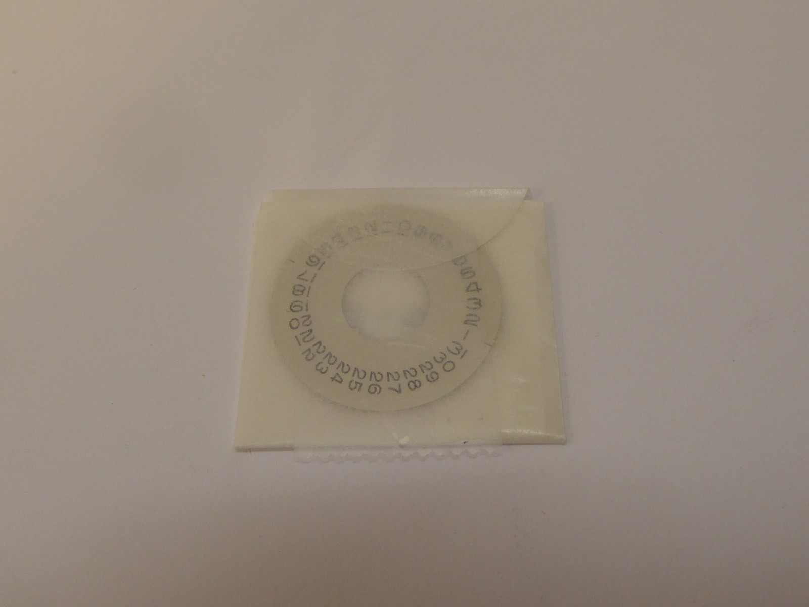 Genuine Rolex Date Indicator Silvered 1555-8016-1 President Non Quick Set