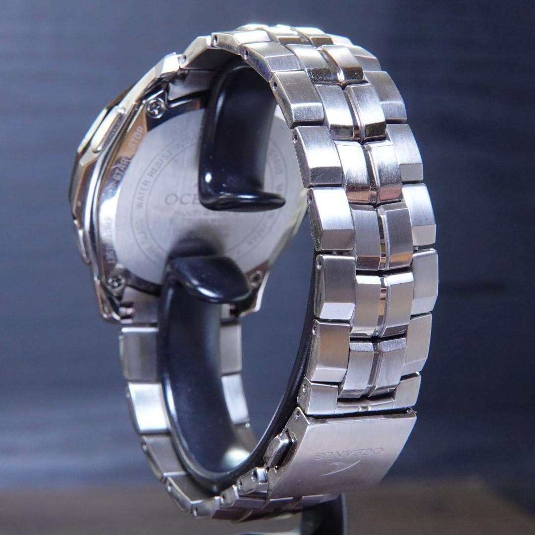 CASIO OCEANUS Manta OCW-S1400-1AJF Titanium Solar Atomic Chronograph Watch Japan
