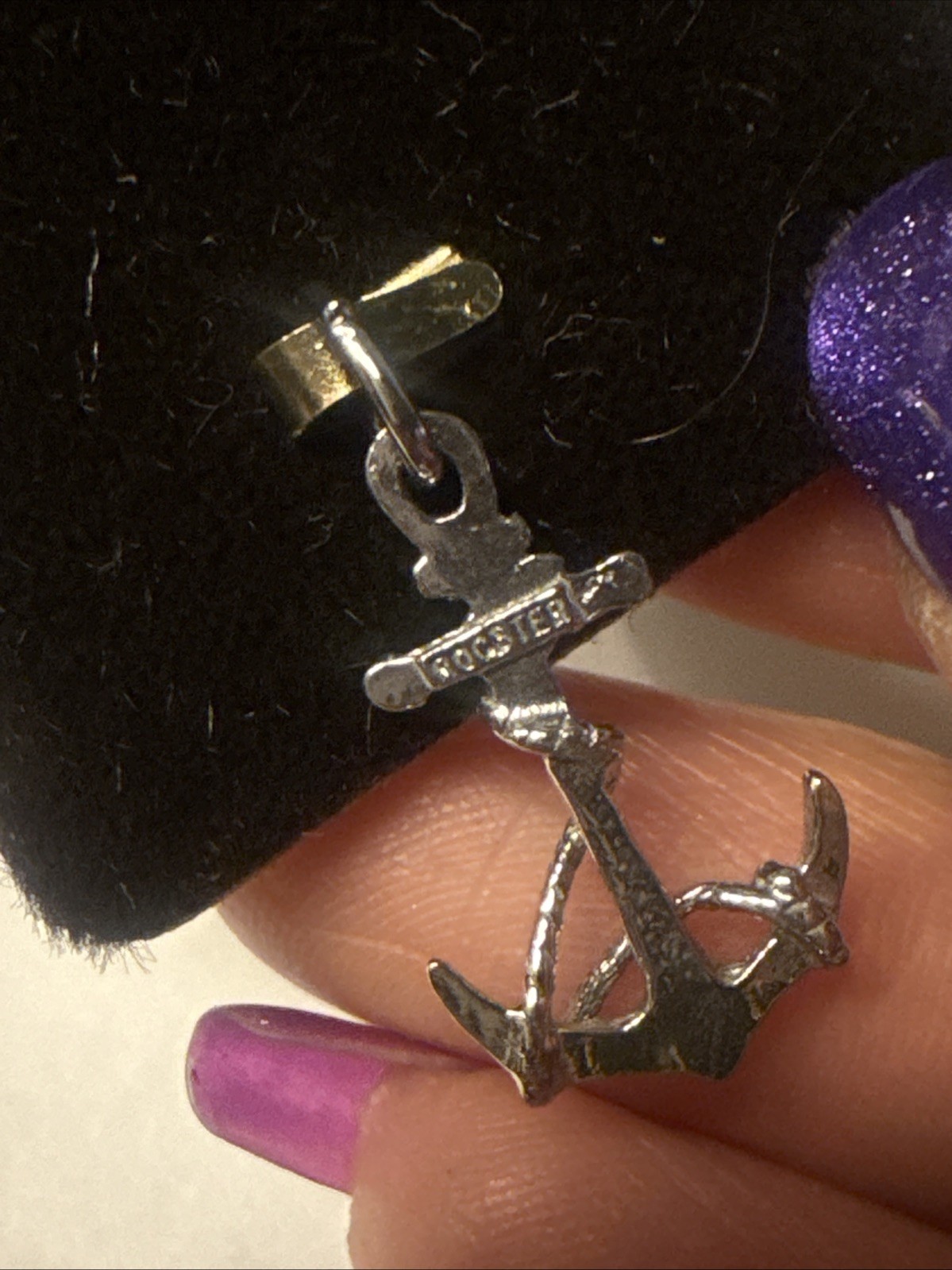 Sterling Silver Anchor Charm by Rembrandt