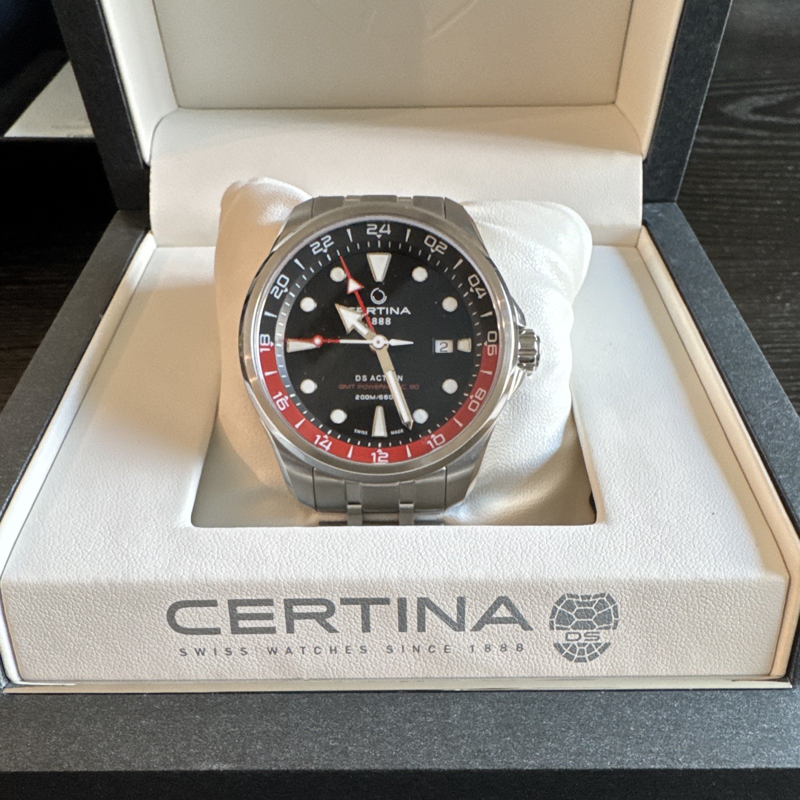 Certina DS Action GMT POWERMATIC 80 Box Papers