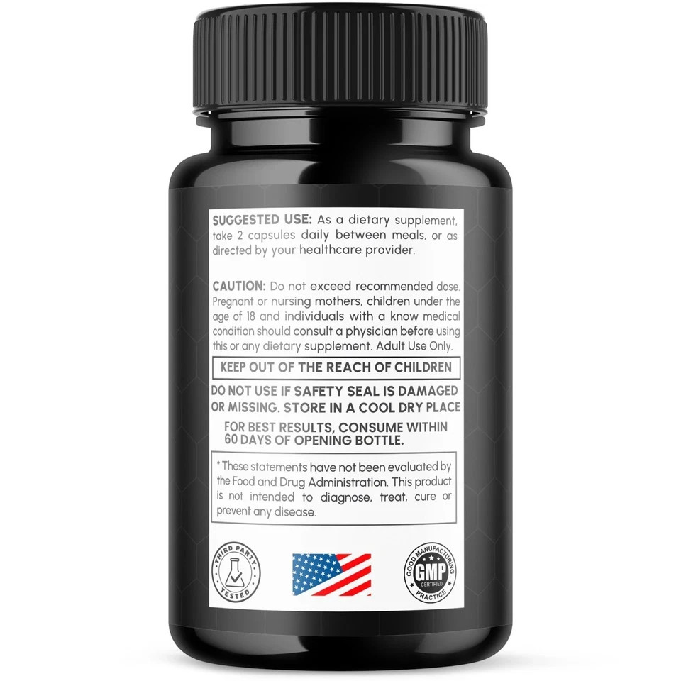 (2 Pack) Brain Honey Nootropic Natural Brain Supplement Brain Honey 120 Capsules