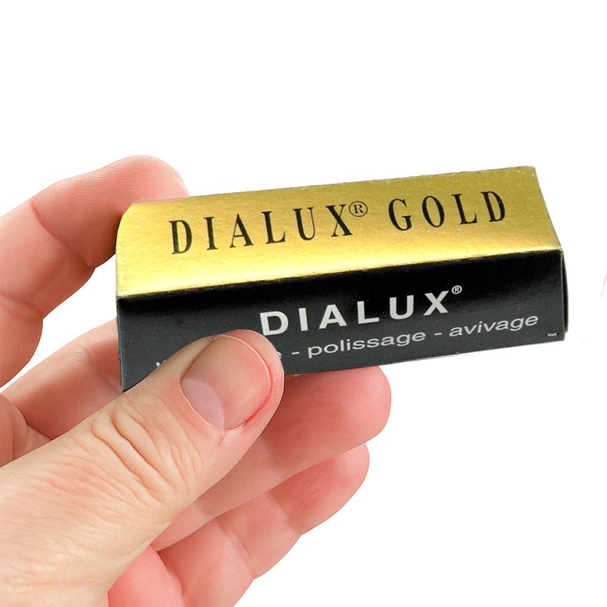 Dialux GOLD Polishing Compound Jewelers Rouge Super-Finish Highest Gloss 1 Bar