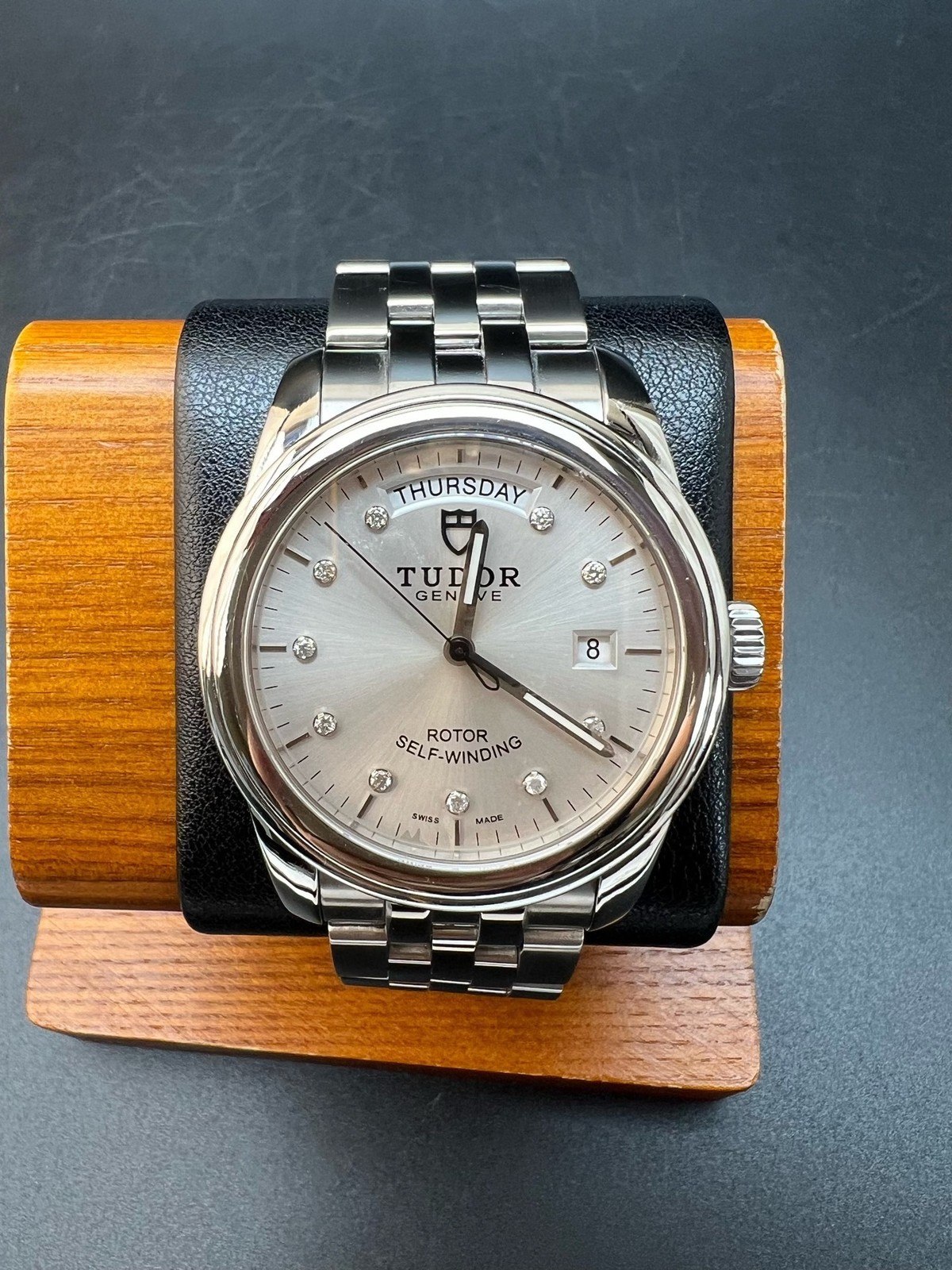 Tudor Sliver Dial Glamour M56000-0006 Day Men’s Watch Automatic 39mm Date
