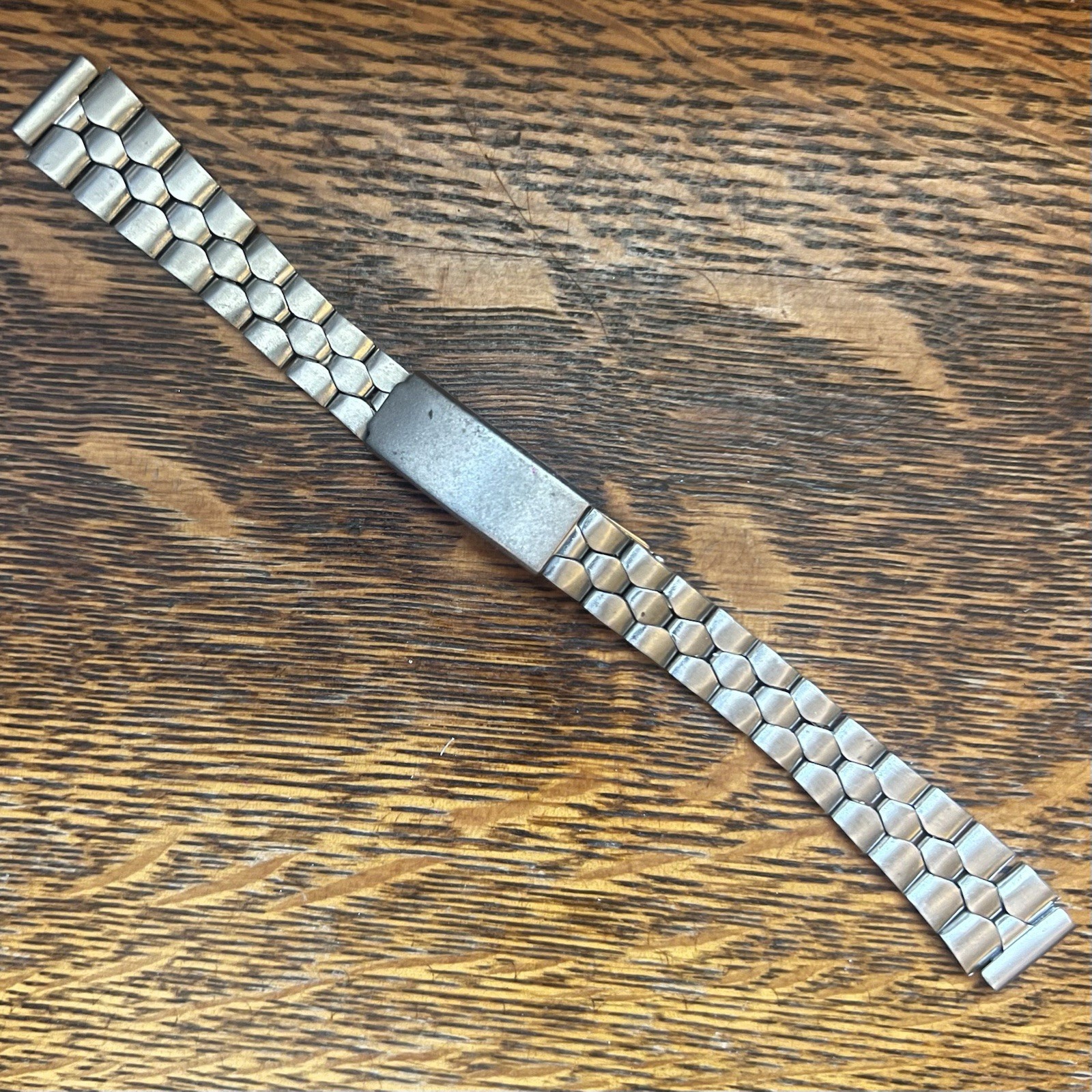 Vintage Stainless Steel Watch Band SS 1970’s 1980’s Tapered