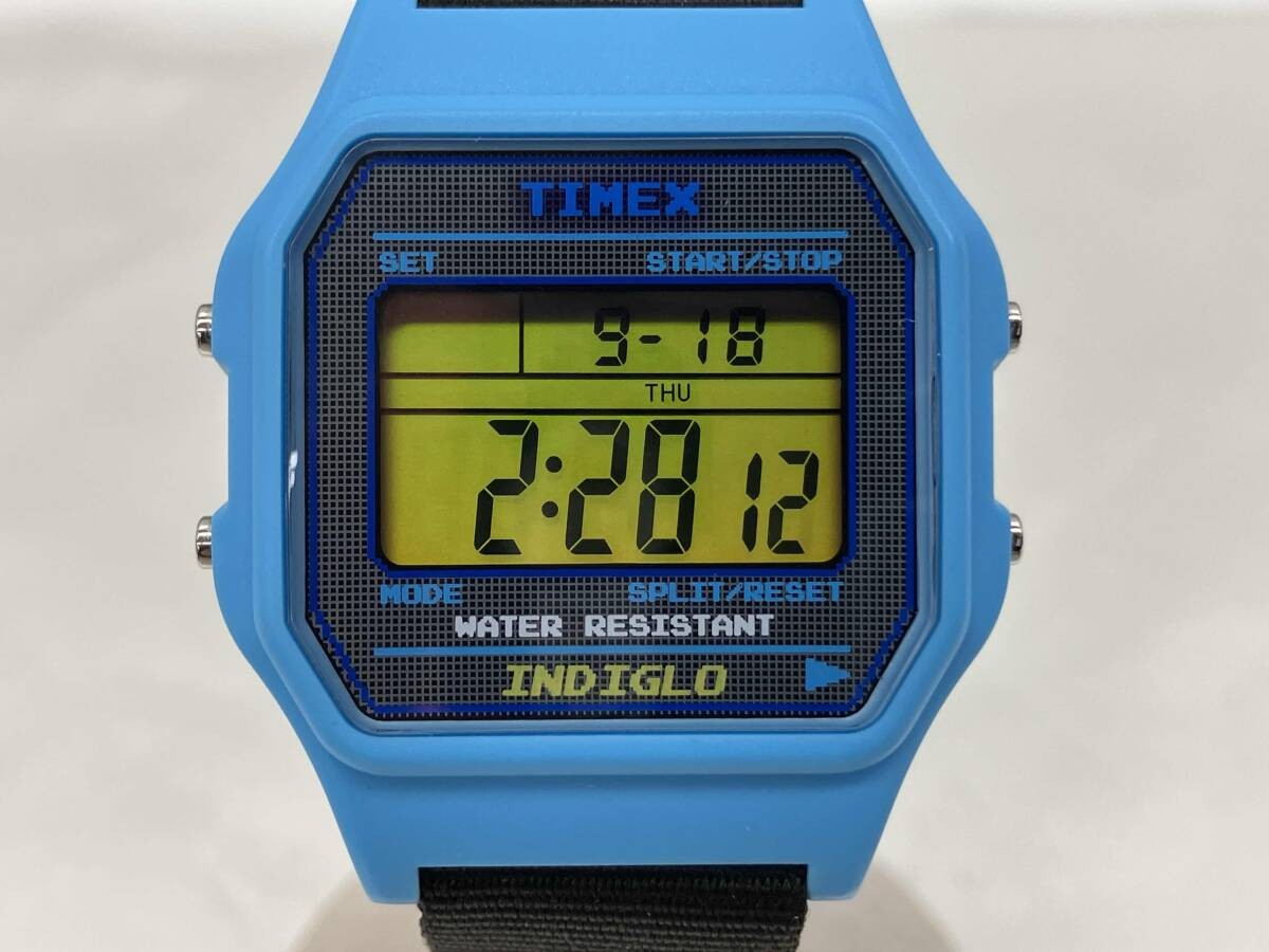 TIMEX Quartz M555 TW2V94100 Pac-Man Collaboration Used Watch Excellent condition
