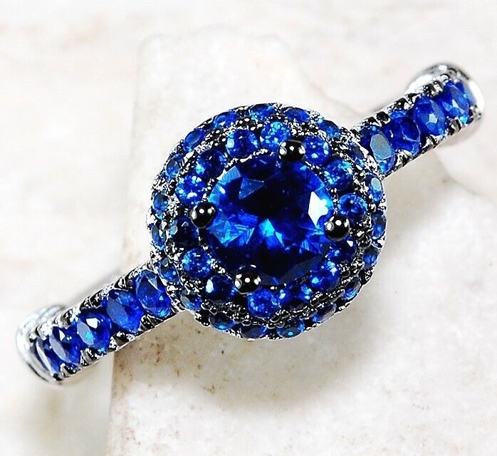 2CT Heat Treated Kyanite 925 Solid Sterling Silver Ring Jewelry Sz 6,7,8,9 MR1