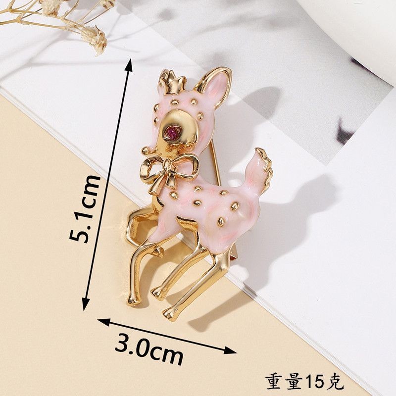 Pink Bow Brooch Women’s Coat Pin Fashion Accessory