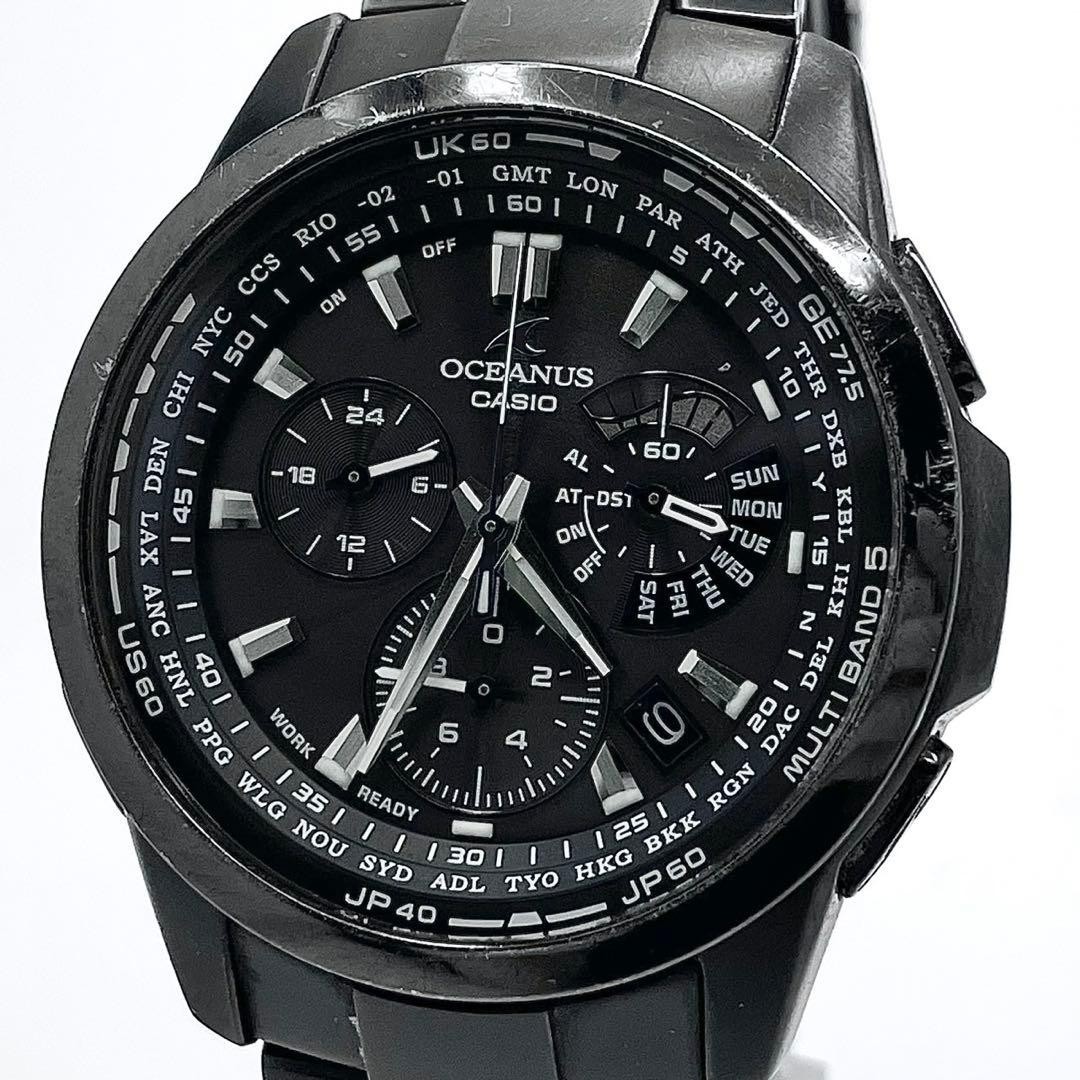 Casio Oceanus OCW-M700TBJ-1AJF All Black Titanium Solar Atomic Chronograph JDM