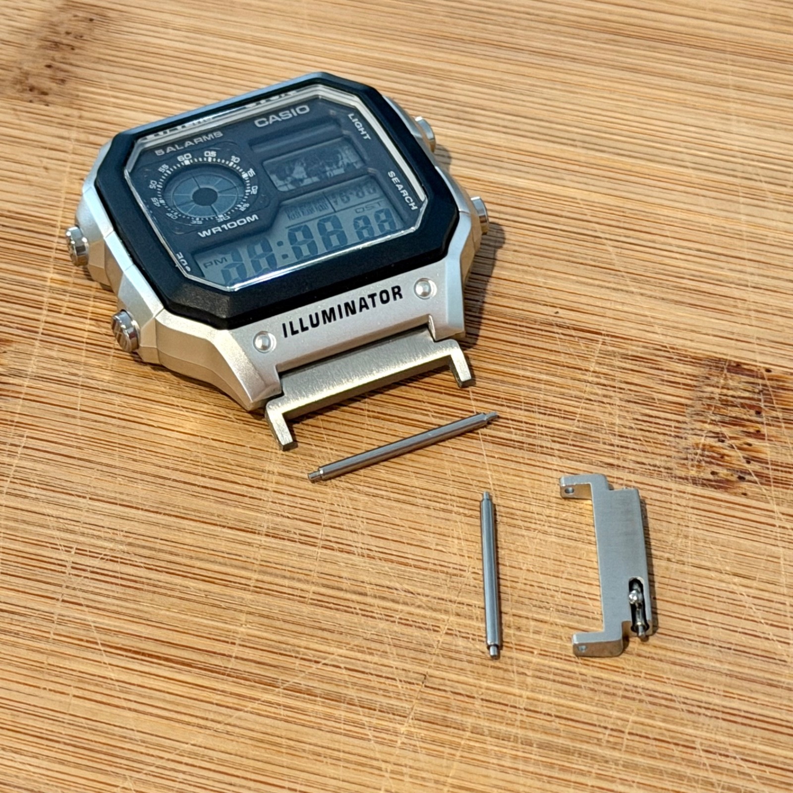 18mm Watch Band Adapters for Casio AE 1200WH 20mm Convertors Strap Connectors