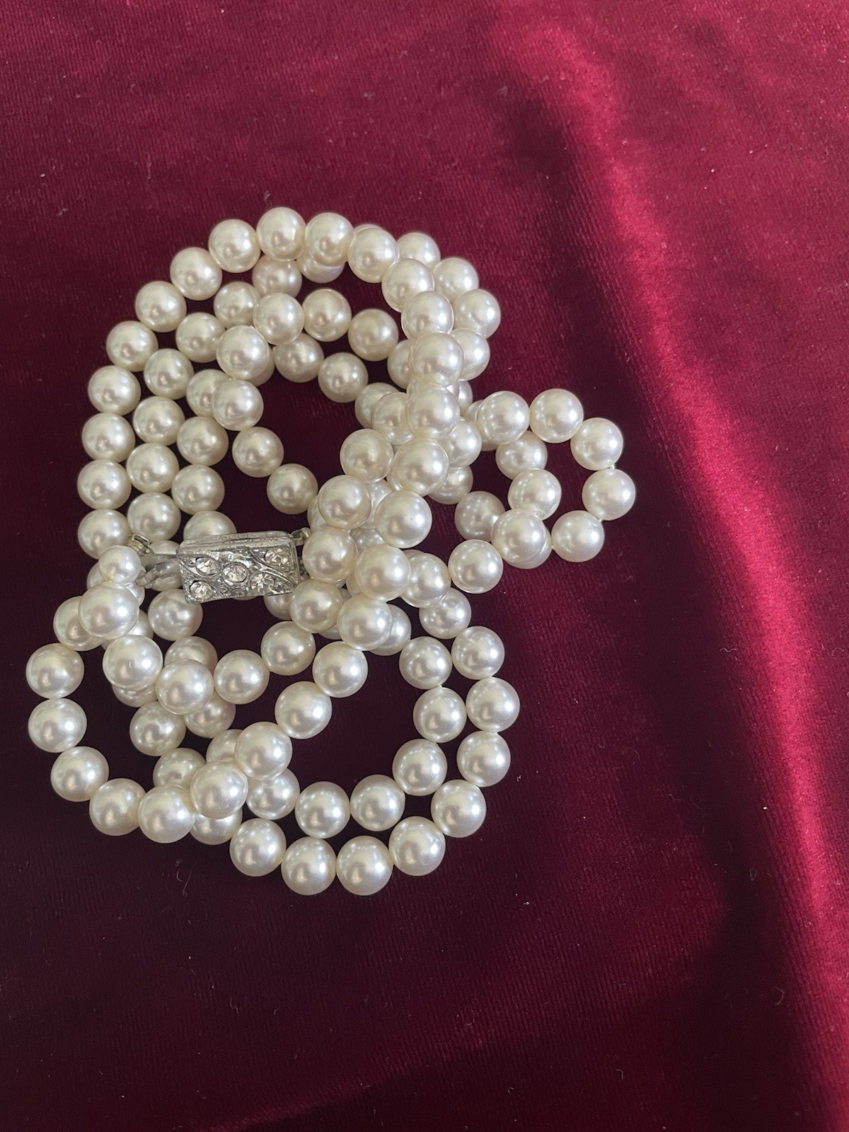 PEARLS -3 Sets Very White Necklaces Approx. 20″ – Lots of Luster