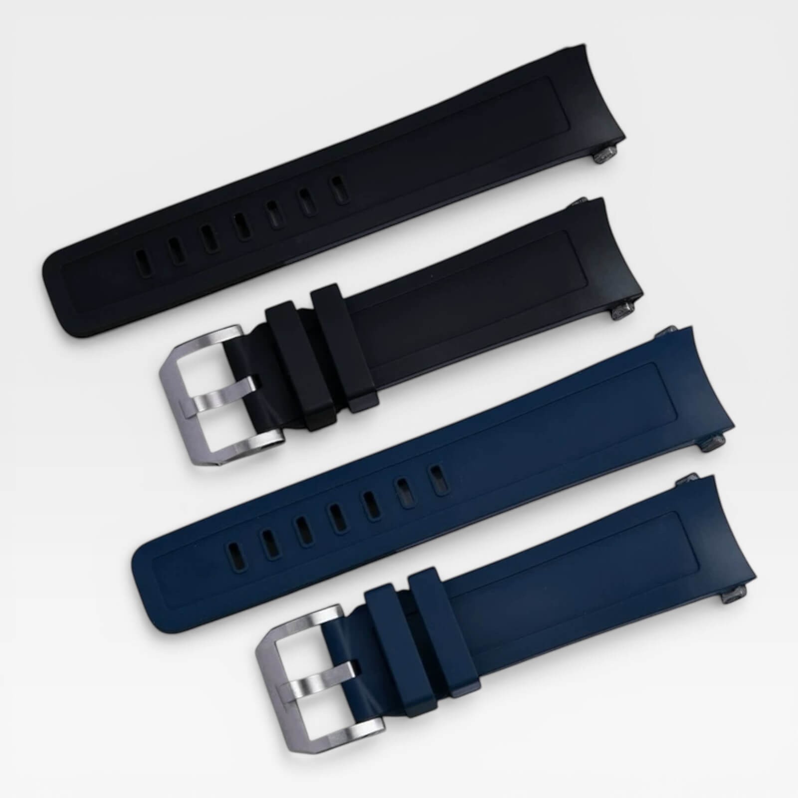 FKM Rubber Watch Strap Fits IWC Aquatimer IW3568 IW3767 22mm Easy Change Band