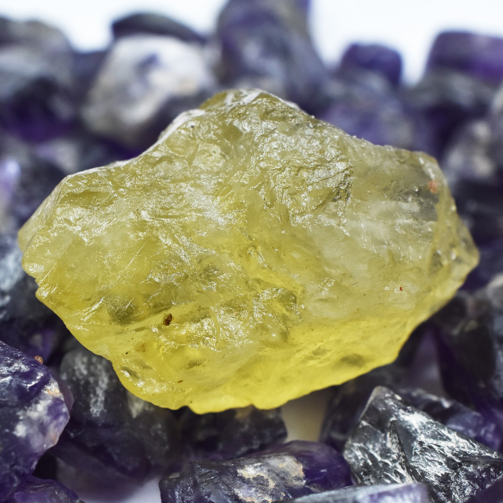 169 Ct Natural Lemon Topaz Uncut Rough Raw Certified Unique Loose Gemstone
