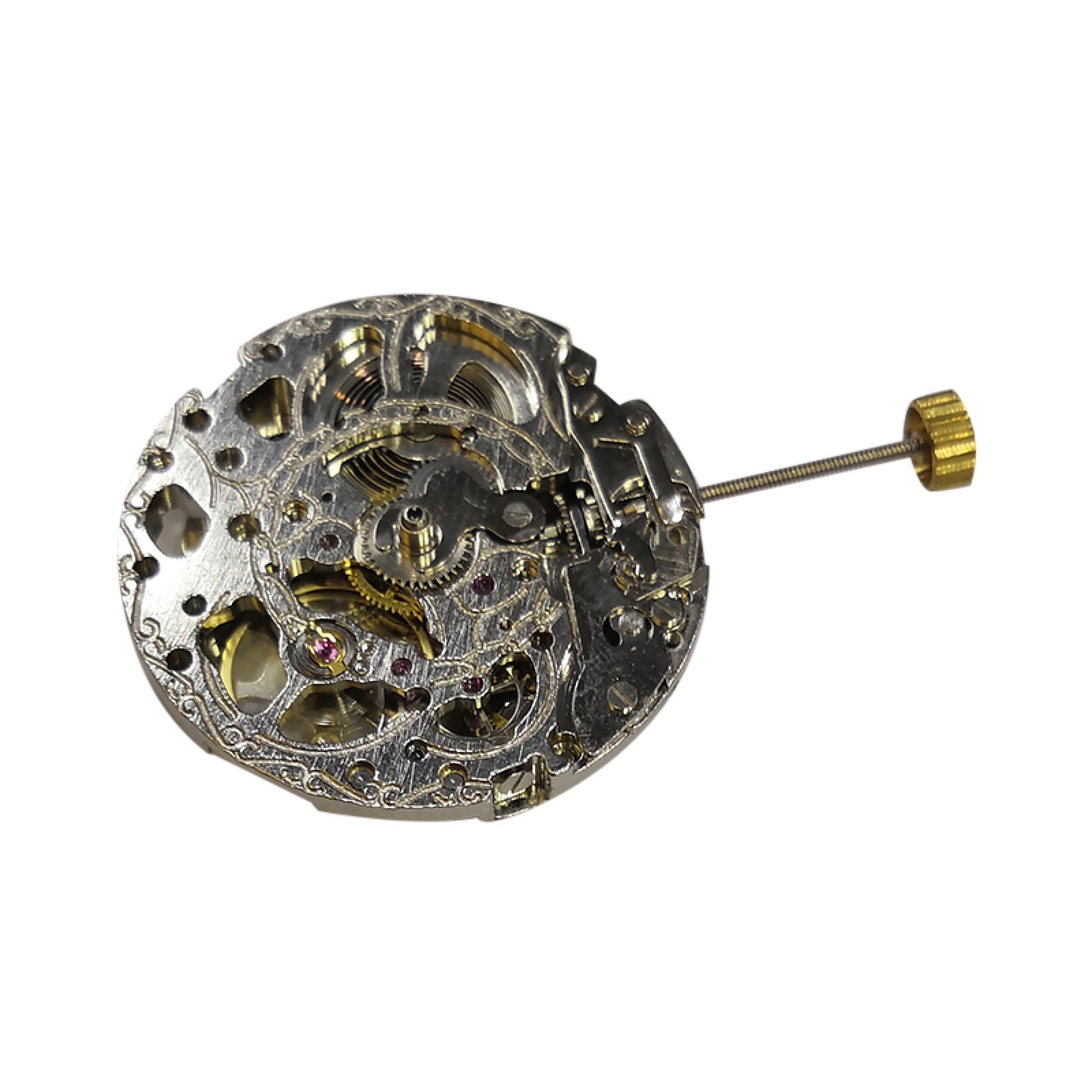 Automatic Mechanical Hollow Winding Movement Replacement For Miyota 8205 Watch a