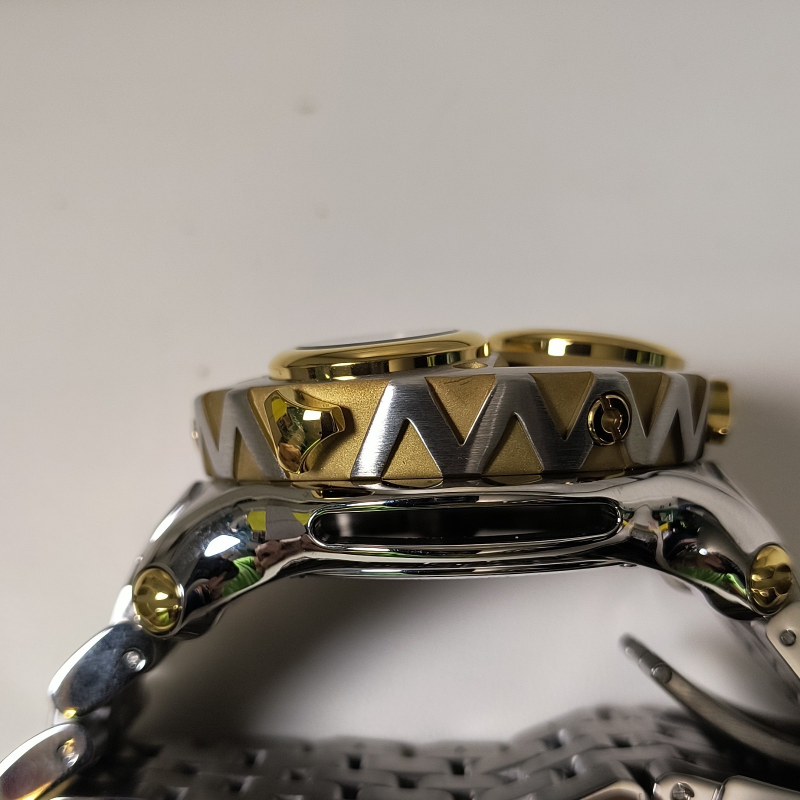 Invicta Cerberus With AbaloneDial SS Bracelet Silver/Gold 47 MM Model #44593