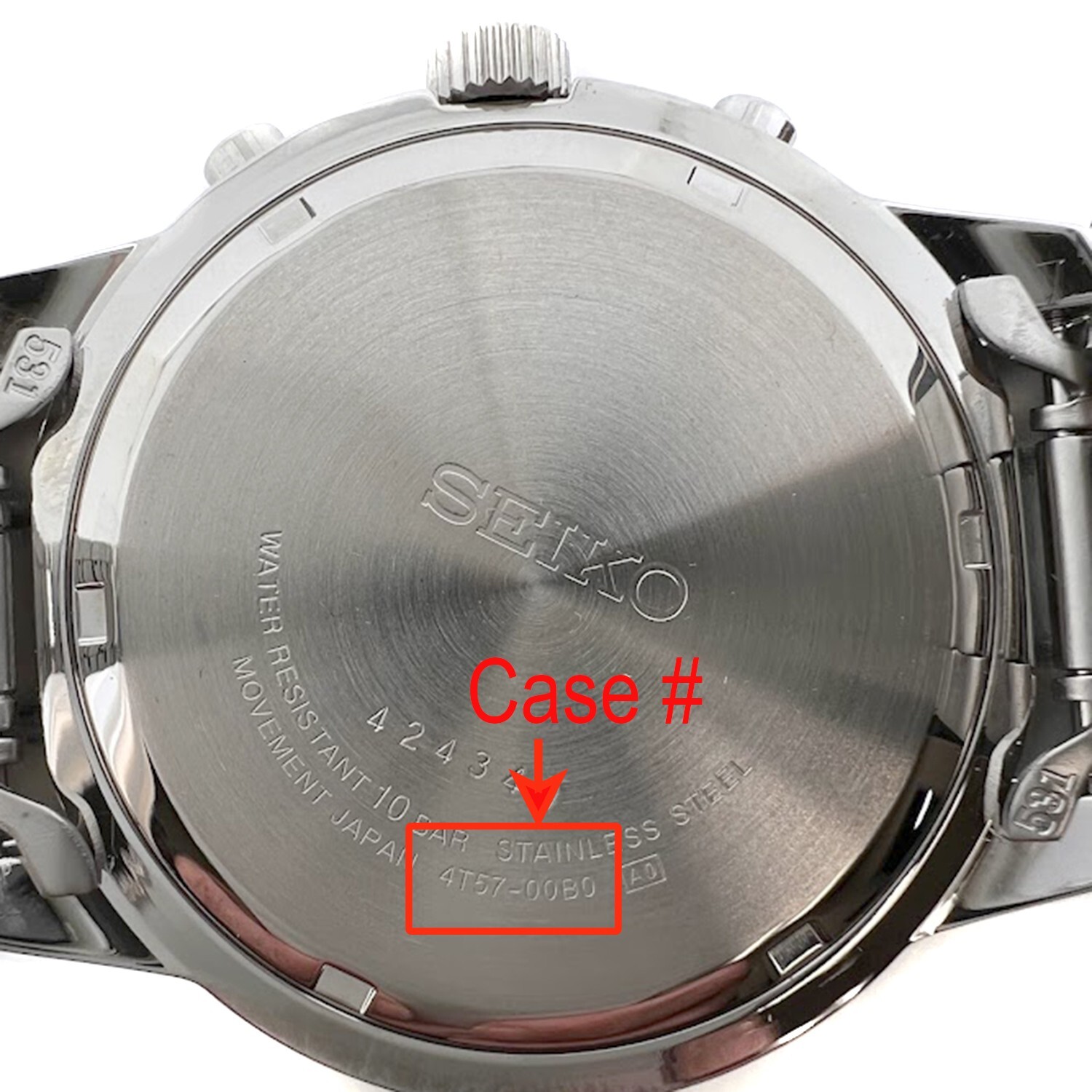 Seiko Case Back Gasket for V158-0AA0, V158-0AB0, V158-0AE0, V172-0AC0, V172-0AK0