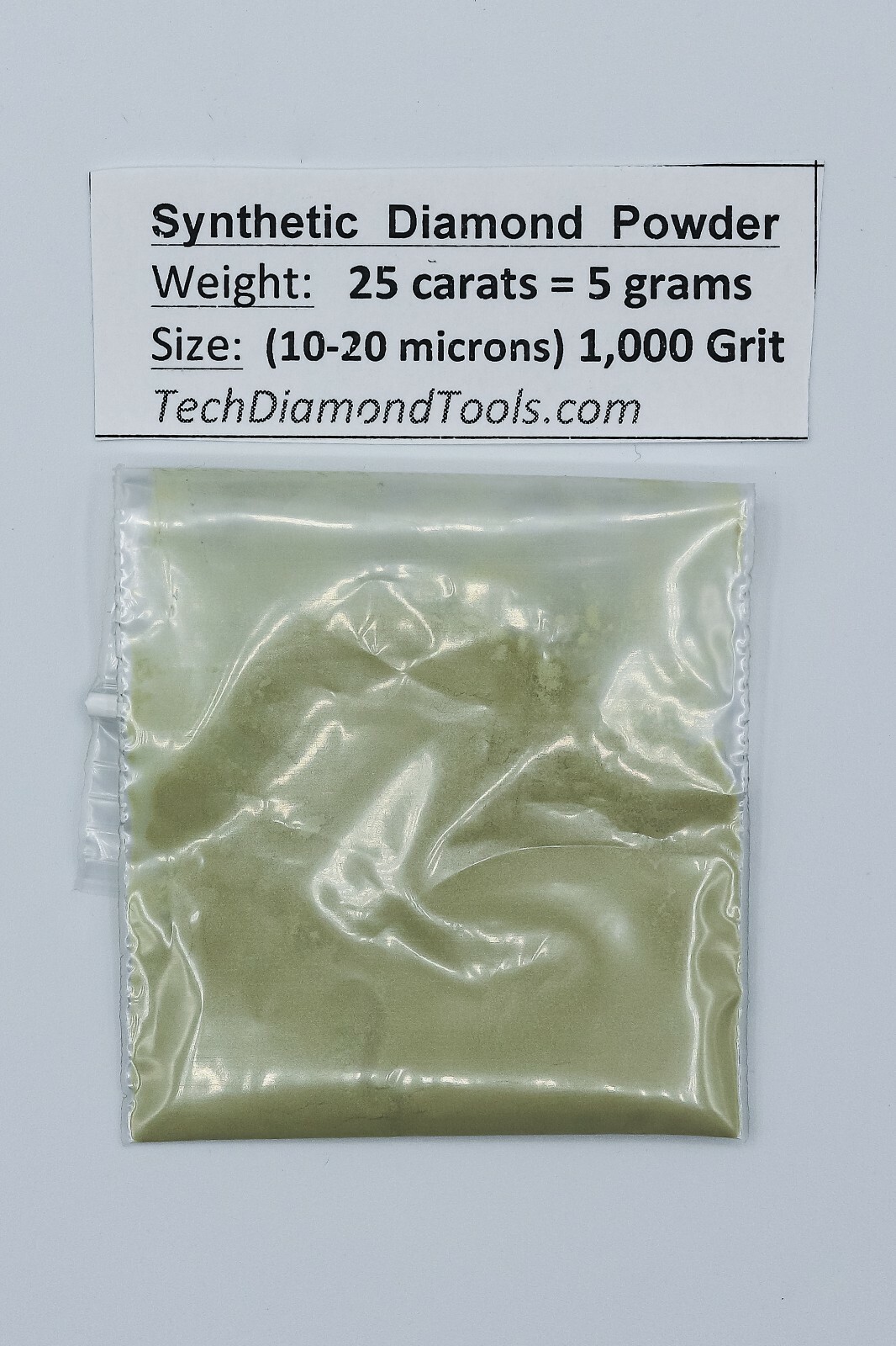 Polishing Lapping Diamond Powder 200.000 to 400 Grit Mesh Weight 25 Carat 5 Gram