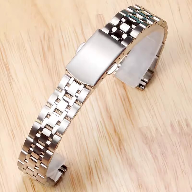 10 12 14 16 18 20 22mm Metal Watch Bracelet Stainless Steel Watch Band Strap